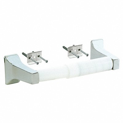 GRAINGER 15225 Toilet Paper Holder (1) Roll Polished