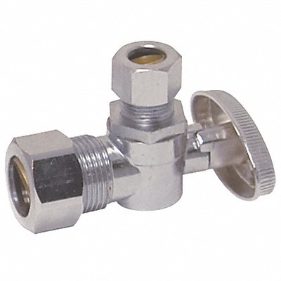 GRAINGER 10740lf Supply Stop 2-Way 5/8 Inlet Size