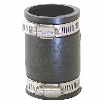 GRAINGER 86000 Coupling Rubber 1 1/4 in For Pipe Size