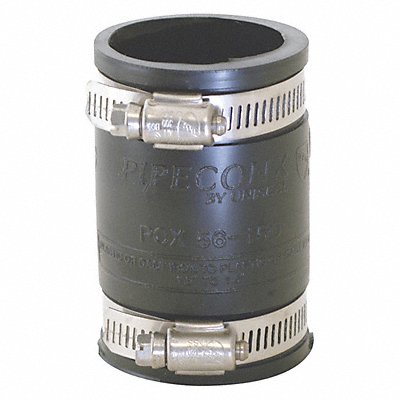 GRAINGER 86003 Flexible Coupling Rubber 2 For Pipe Size