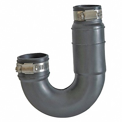 GRAINGER 86061 Flexible J-Trap 1 1/2 in For Pipe Size