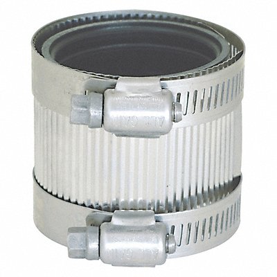 GRAINGER 43403 No Hub Coupling Neoprene 2 in Pipe Size