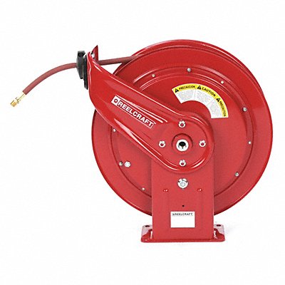 REELCRAFT HD76075OLP Spring Return Hose Reel 1/2 MNPT 75 ft