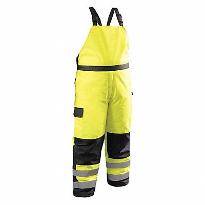 OCCUNOMIX LUXWBIBYM Rain Pants Yellow M Fits Waist 36 to 38