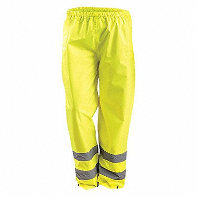 OCCUNOMIX LUXTRPNTYL Rain Pants Yellow L Fits Waist 40 to 42