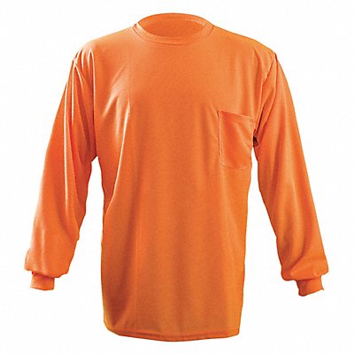 OCCUNOMIX LUXXLSPBOS K7950 Long Sleeve T-Shirt S Orange Polyester
