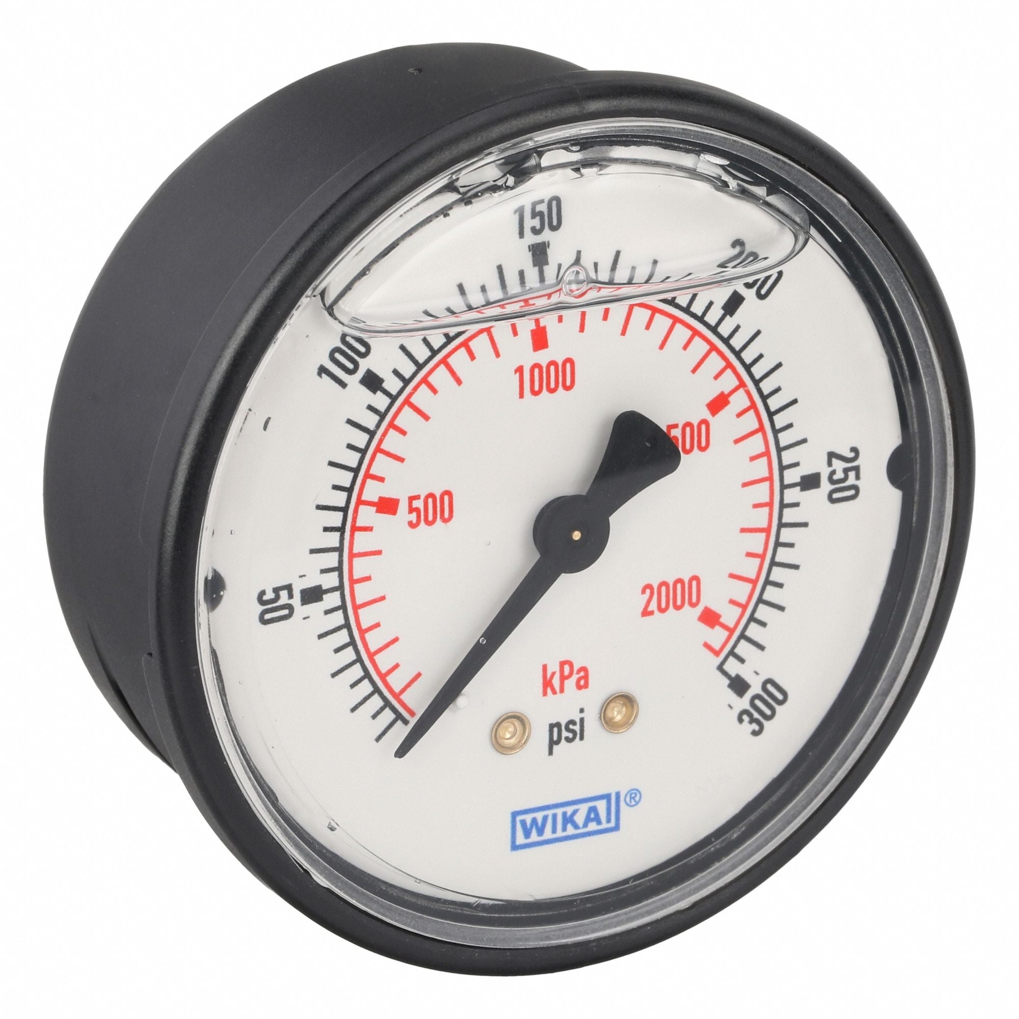 WIKA 1131325300B Pressure Gauge 2-1/2 Dial Size