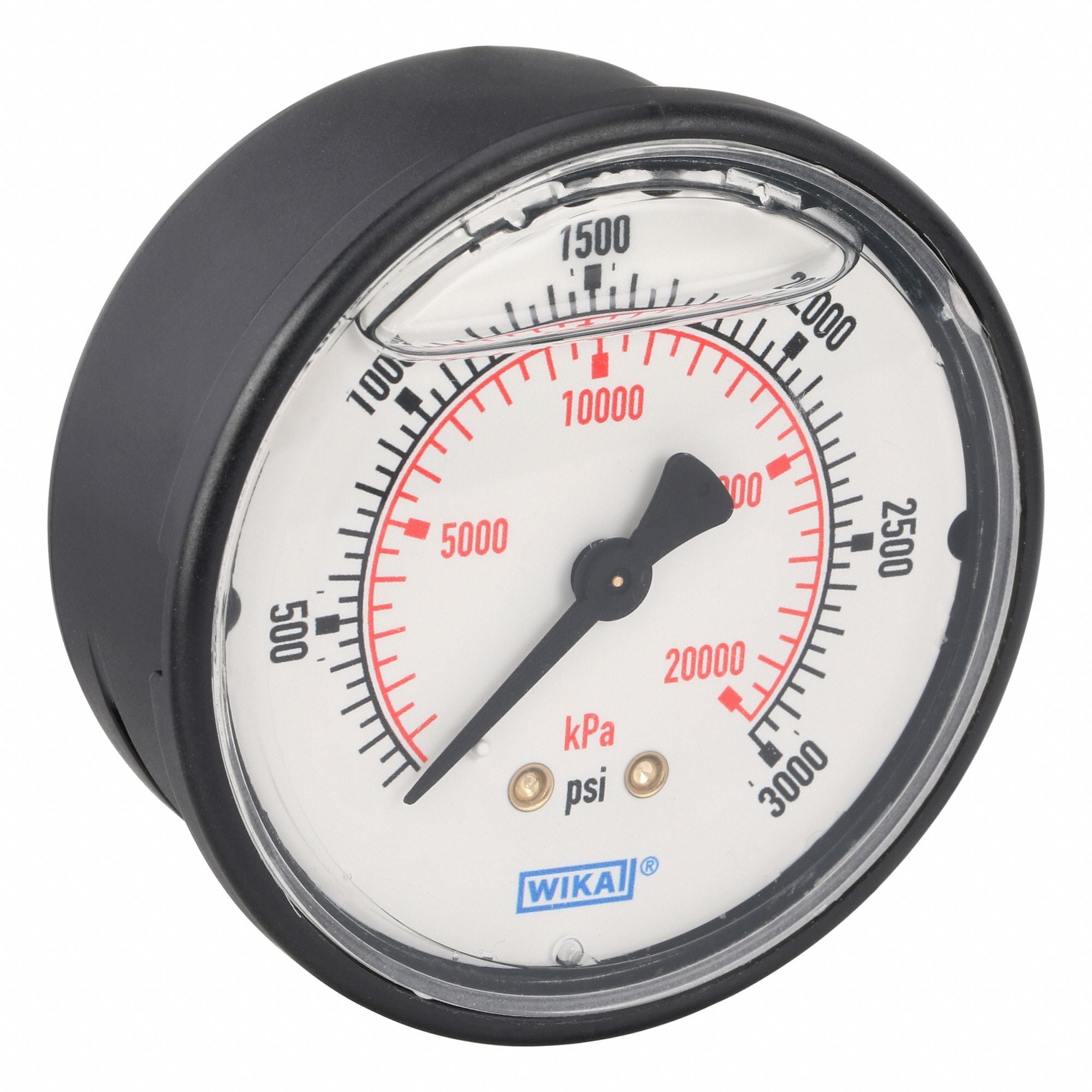 WIKA 11313253000B Pressure Gauge 2-1/2 Dial Size