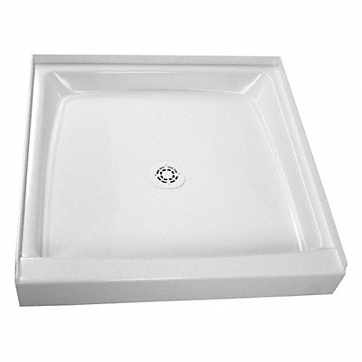 FIAT PRODUCTS 32WL100 Shower Floor Square 32 in x 32 in White