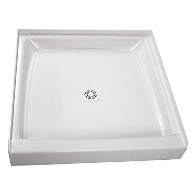 FIAT PRODUCTS 36WL100 Shower Floor Square 36 in x 36 in White