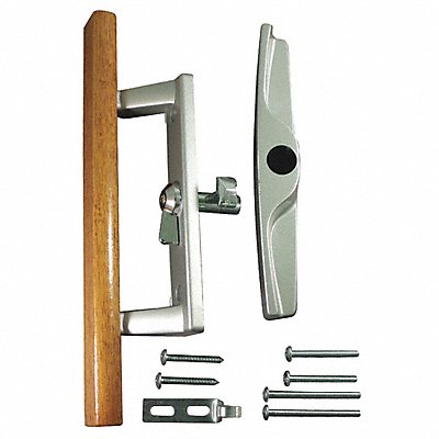 GRAINGER 13104 Handle Set Wood/Zinc 9 L x 4-1/2 H