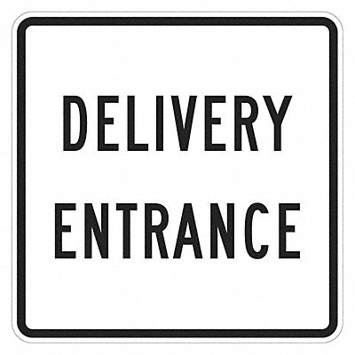 LYLE T11870EG12x12 Delivery Entrance Sign 12 x 12