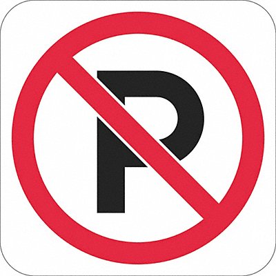 LYLE T11100EG12x12 No Parking Symbol Parking Sign 12 x 12
