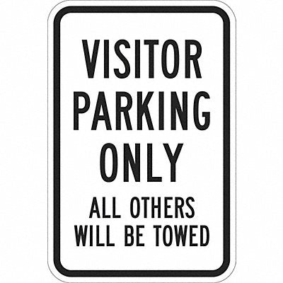 LYLE T11045DG12x18 Visitor Parking Sign 18 x 12