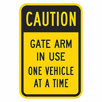 LYLE T11347HI12x18 Parking Lot Gate Parking Sign 18 x 12