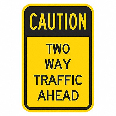 LYLE T11372DG12x18 Two-Way Traffic Sign 18 x 12