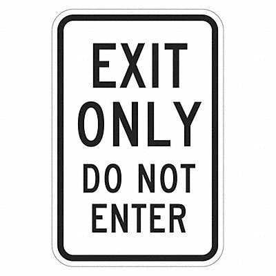 LYLE T11910DG12x18 Exit Sign For Parking Lots 18 x 12