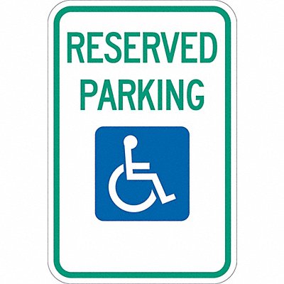 LYLE T11001DG12x18 Reserved Parking Parking Sign 18 x 12