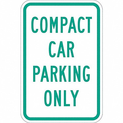 LYLE T11036DG12x18 Compact Car Parking Sign 18 x 12