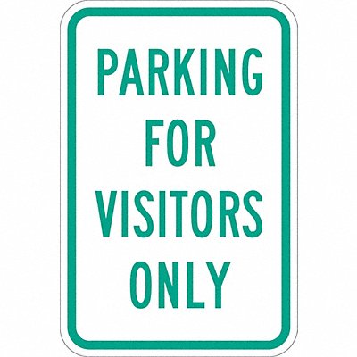 LYLE T11038DG12x18 Visitor Parking Sign 18 x 12