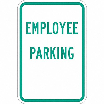 LYLE T11179EG12x18 Employee Parking Sign 18 x 12