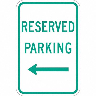 LYLE T11187EG12x18 Reserved Parking Sign 18 x 12