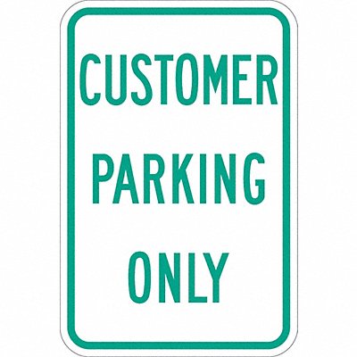 LYLE T11194DG12x18 Customer Parking Sign 18 x 12