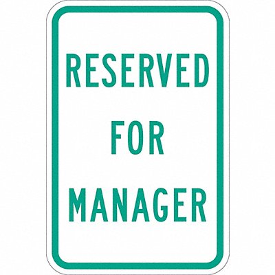 LYLE T11202EG12x18 Employee Parking Sign 18 x 12
