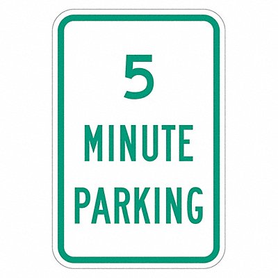 LYLE T12308HI12x18 Time Limit Parking Sign 18 x 12