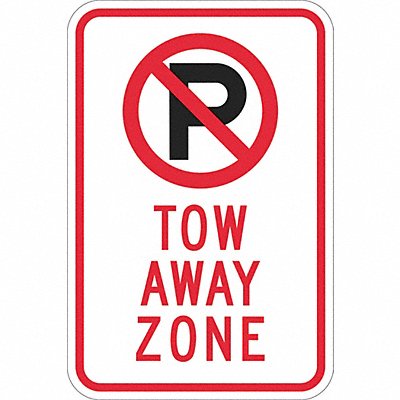 LYLE T11156EG12x18 Fire Lane Parking Sign 18 x 12