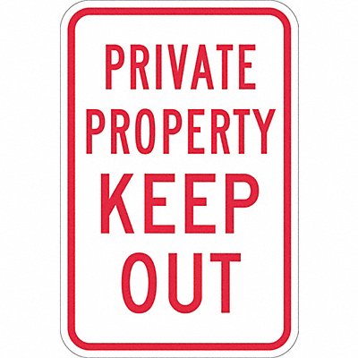 LYLE T11168DG12x18 Damage Theft Liablty ParkingSign 18x12in