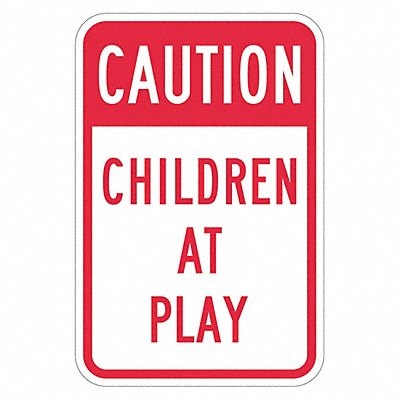 LYLE T11336HI12x18 Children at Play Traffic Sign 18 x 12