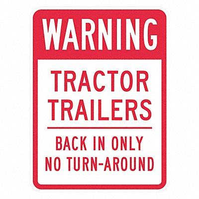 LYLE T11447DG12x18 No Trucks Traffic Sign 18 x 12