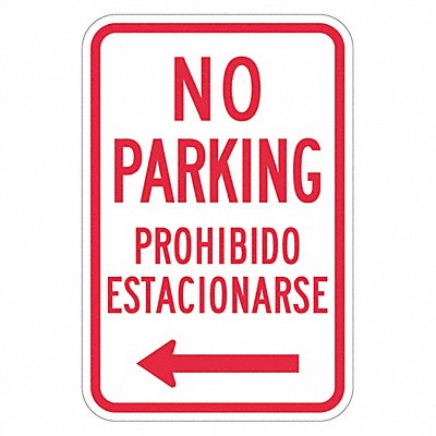 LYLE T13034DG12x18 No Parking Sign 18 x 12