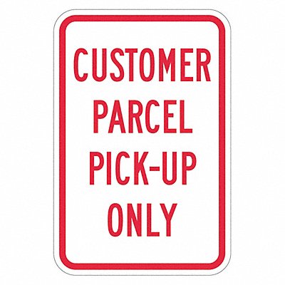 LYLE T15306DG12x18 Pickup  Dropoff Only Sign 18 x 12