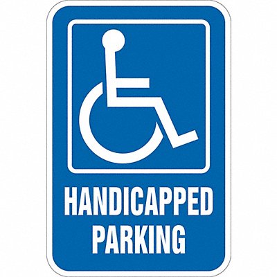 LYLE T11132DG12x18 ADA Handicapped Parking Sign 18 x 12