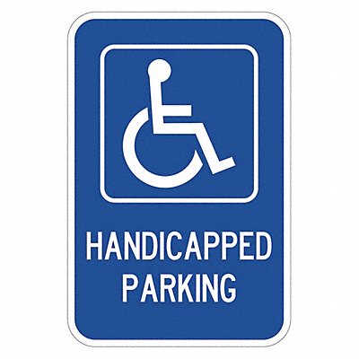 LYLE T16206EG12x18 ADA Handicapped Parking Sign 18 x 12
