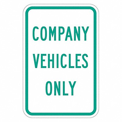 LYLE T15298HI12x18 Company Vehicles Parking Sign 18 x 12
