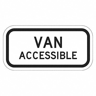 LYLE T16094EG12x6 Handicapped Parking Sign 6 x 12