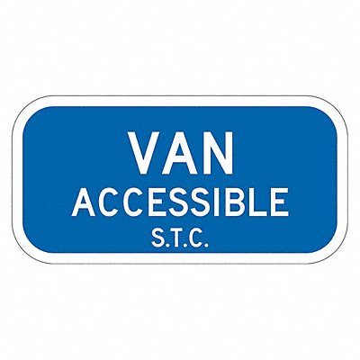 LYLE T16096EG12x6 Handicapped Parking Sign 6 x 12
