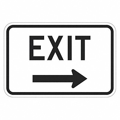 LYLE T11903EG18x12 Exit Sign For Parking Lots 12 x 18