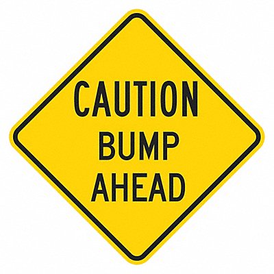 LYLE T11334HI18x18 Bump Traffic Sign 18 x 18
