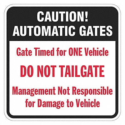 LYLE T11331EG18x18 Parking Lot Gate Parking Sign 18 x 18