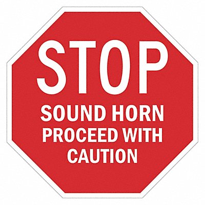 LYLE T16232HI24x24 Caution Sign 24 in x 24 in Aluminum