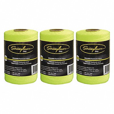 STRINGLINER 35465 Mason s Line FluorYellow Nylon 500 PK3