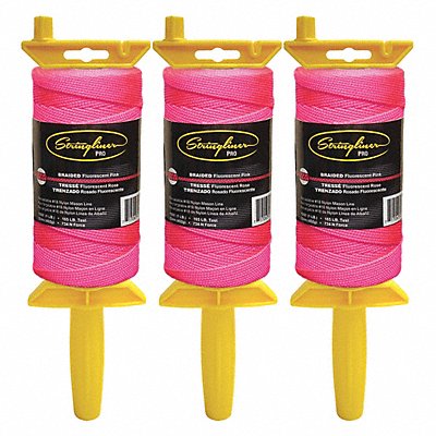 STRINGLINER 25762 Mason s Line Reel FluorPink 1 000 PK3