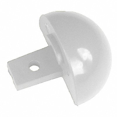 PAWLING CORP EBR310301 H3623 End Cap Linen White 2 x 1-1/16In