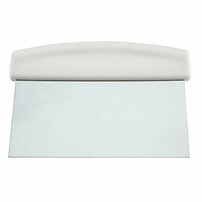CRESTWARE PDS63 Bench Scraper 6 in L White
