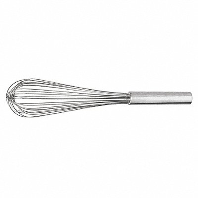 CRESTWARE PW10 Whip 10 in L Silver Handle