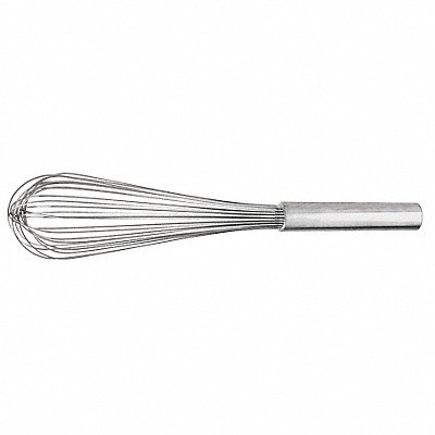CRESTWARE PW18 Whip 18 in L Silver Handle